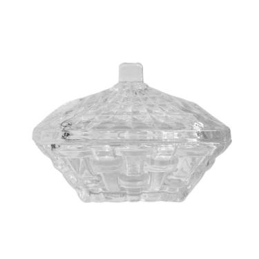 Imagem de Potiche Mini Bomboniere Vidro Lembrancinha Batizado C/Tampa - L'hermit