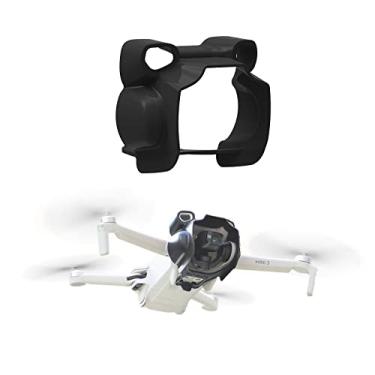 Imagem de FSIDIWT Para-sol para DJI Mini 3 Drone Acessórios, Anti-Glare Capa protetora de para-sol protetor de câmera Gimbal para Mini 3 Drone (preto)