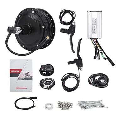 Imagem de Kit de Conversão para Bicicletas Elétricas 36V 500W, Motor do Cubo da Roda Traseira Com Medidor de Exibição KT-900S Alavanca do Freio Sensor de Assistência de Velocidade (Raios