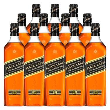 Imagem de Whisky Escocês Johnnie Walker Black Label 1l 12 Unidades