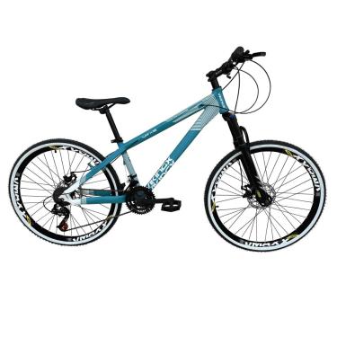Imagem de Bicicleta Aro 26 Vikingx Tuff X35 Alumínio 21v Freeride Downhill Aros Vmaxx Freio a Disco Hidráulico-Unissex