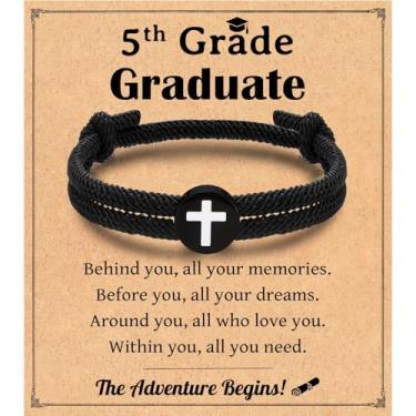 Imagem de Leyung Pulseira de cruz para meninos, homens, Páscoa, batismo, primeira comunhão, Natal, formatura, aniversário, dia dos namorados, presentes cristãos para ele, adolescentes, adolescentes, filhos