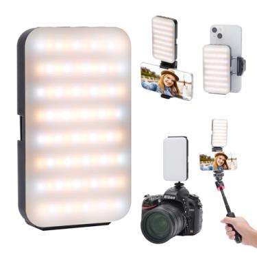 Imagem de Newmowa Luz de selfie multifuncional, recarregável portátil com clipe de telefone – 3 modos de luz para selfies, videoconferência, transmissão ao vivo e muito mais