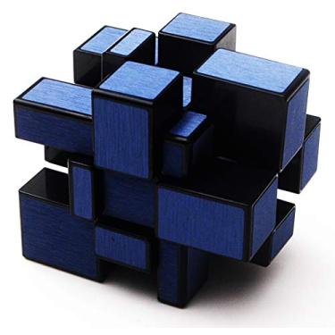 Imagem de TANCH QIYI Mirror Speed Cube 3x3 Dysmorphism Magic Cube Puzzle Toy Blue