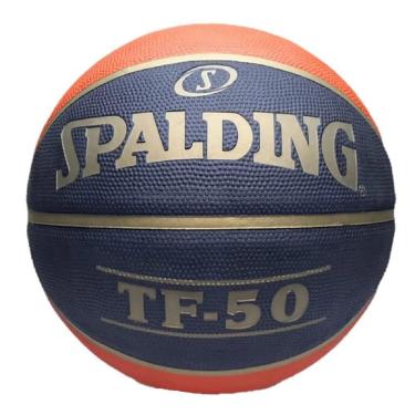 Imagem de Bola De Basquete Spalding Tf-50 Cbb Profissional Airbility - Ref 83-944z Tamanho 7 Azul