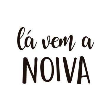 Imagem de Adesivo Para Balão Lá Vem A Noiva