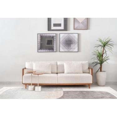 Imagem de Sofá Tessere - Linho Cru - Sofá de Fábrica, 2,10m