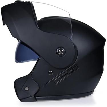 Imagem de Capacete Modular Para Motocicleta Flip Up Capacete De Moto De Corrida Com Viseira Solar Dupla Para Mulheres E Homem Capacetes De Moto De Rosto Aberto, CC01, S-(head circumference/55-56cm)