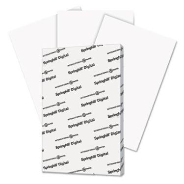 Imagem de Papel Cartolina Springhill, Papel Branco, 11 x 17, 110lb, 4 Reams