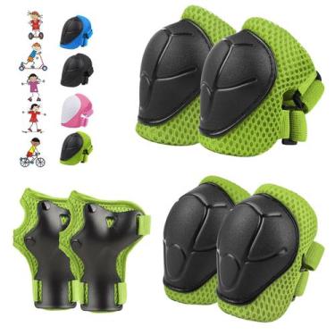 Imagem de Conjunto de equipamentos de proteção WayEee 6PCS para crianças de 3 a 