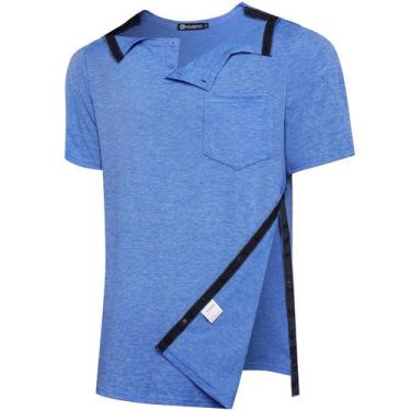 Imagem de Camisa de recuperação masculina KGGEOO após cirurgia de ombro de manga