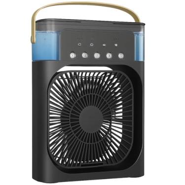 Imagem de Climatizador e Ventilador Portátil LED Bivolt 10W – Resfriador de Ar com Reservatório de Água, Silencioso, Econômico e Ideal para Uso Doméstico e Escritório