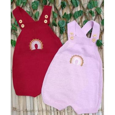 Imagem de Kit 2 macacão BABY EM LINHO - MASHAHELLO, Rosa, P