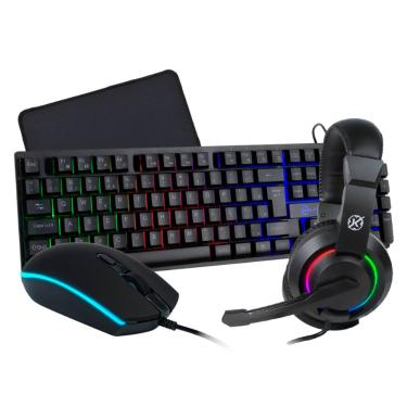 Imagem de Kit Teclado Mouse Headset e Mousepad Gamer Kalkan Odin Core 4 Em 1 - KLK00017