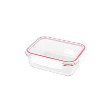 Imagem de Pote Vidro Hermético Marmita 640ml Transparente