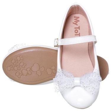 Imagem de Sapatilha Infantil Menina Sapato Social Festa Laço Organza - My ToT, B
