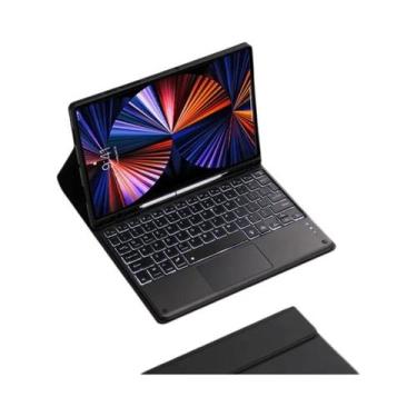 Imagem de Capa Com Teclado Magnético Bluetooth Retroiluminado Destacável Para Sa