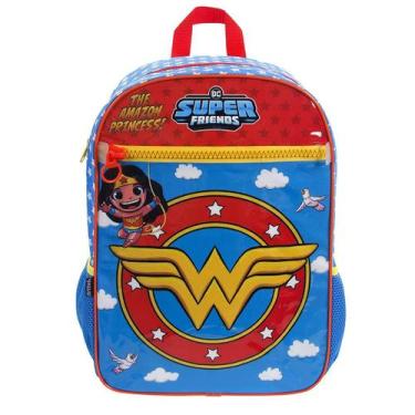 Imagem de Mochila Escolar G Infantil Menina Wonder Woman DC Superfriends