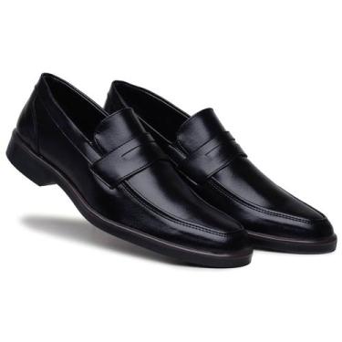 Imagem de Sapato Mocasim Masculino Preto Casual Loafer Moderno e Confortável Ele