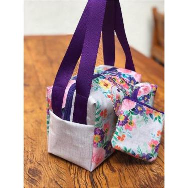 Imagem de Kit Malinha com Duas Necessaires e Chaveiro Impermeável - no-brand