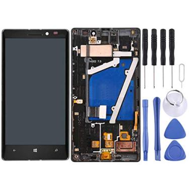 Imagem de LIYONG Peças sobressalentes de reposição para tela LCD e digitalizador montagem completa com moldura para Nokia Lumia 930 (preto) peças de reparo