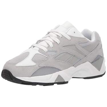 Imagem de Reebok Tênis adulto unissex Aztrek 96, Cinza verdadeiro/caveira/giz/preto, 4
