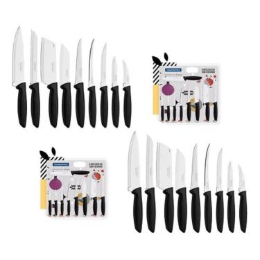 Imagem de Kit  De Facas De Aco Inoxidavel Com  9 Peças Cada