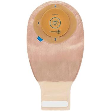Imagem de Esteem + bolsa de drenagem moldável de peça única com InvisiClose, filtro, Stomahesive, painel de conforto unilateral transparente de 12 polegadas, 10 mm x 3,5 cm