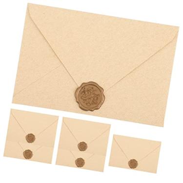 Imagem de ifundom 6 Conjuntos Envelopes De Presente Pequeno Envelopes De Cartão De Visita Envelopes De Convite De Natal Envelope De Benção Envelopes 4x6 Envelopes A7 Plástico Definir Clássico Noiva