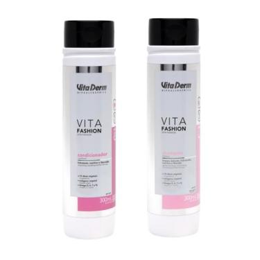 Imagem de Shampoo Vita Fashion Vita Derm - 300ml E Condicionador Vita Fashion Vi