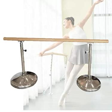 Imagem de Ballet Barre Barra de balé portátil de altura ajustável, haste de extensão de aço inoxidável resistente, adequada para adultos e crianças (Size : 2M/6.6FT)