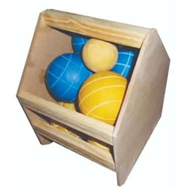 Imagem de Jogo de Bocha 800gr Caixa Madeira