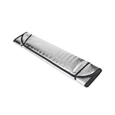 Imagem de Quebra Sol Laminado Dianteiro Pára-Sol Veicular 130x60cm Para Sol Tapa Sol Para Carros Em Folha Alumínio Protetor De Sol Para Carro Com Ventosa Quebra Sol Parabrisa PREMIUM Bouticlick