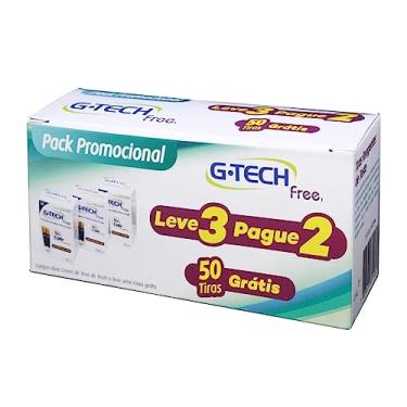 Imagem de 150 Tiras Reagente G Tech Free1