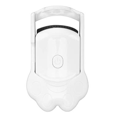 Imagem de Modelador de Cílios Recarregável, Modelador de Cabelo Elétrico Portátil de Longa Duração Com Temperatura Constante Usb para Mulheres para Salão de Beleza (Branco)
