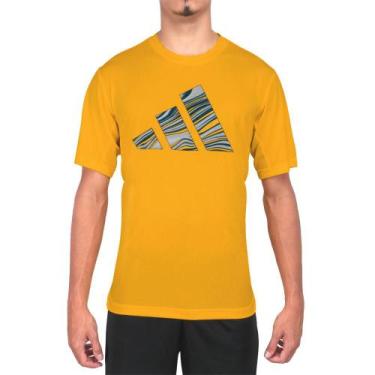 Imagem de Camiseta Adidas Hiit Graphic Slogan Laranja