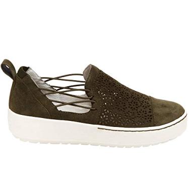 Imagem de Jambu Pantofi de damă Erin perforați pantofi sport casual - verde - mărime 8,5 M