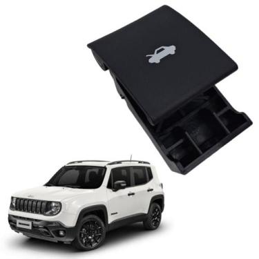 Imagem de Puxador Alavanca Abertura Capô Jeep Renegade 2016 2017 2018 2019 2020 