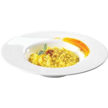 Imagem de Prato Vidro para Risoto Tipo Chapéu Bormioli Rocco Grangusto 27cm