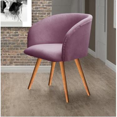 Imagem de Poltrona Atenas Pé Palito Decorativa para Sala de Estar - BELLA DECOR