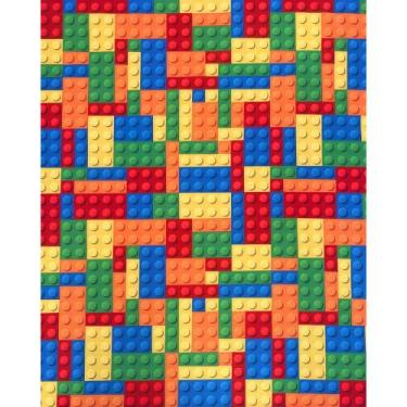 Imagem de Tecido Tricoline Estampado Lego - 1,50m de Largura