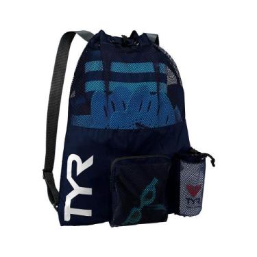 Imagem de Mochila Saco Drenante para Equipamento Natação TYR Mummy 40L, Lbmmb3_4