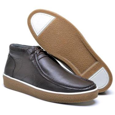 Imagem de Sapatênis Casual Masculino Cacareco Reta Oposta 4660 - Café, 40, Mascu