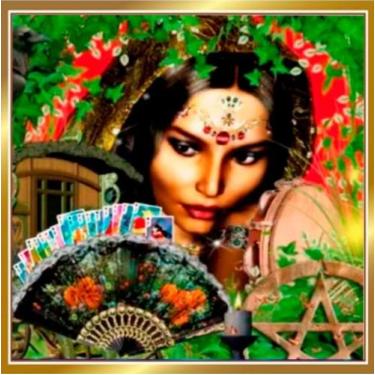 Imagem de Toalha Para Tarô E Oráculos Ciganas Gold Em Veludo +presente - Loja do