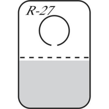 Imagem de Hang Tab R-27 furo redondo - suporta 200g - valor por milheiro - Do-It