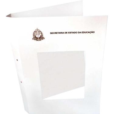 Imagem de Impresso Escolar Capa Processo Branca See Pacote com 10 - Unica Grafic