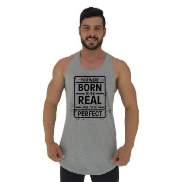 Imagem de Regata Longline Estampada Masculina MXD Conceito You Were Born, Mascul