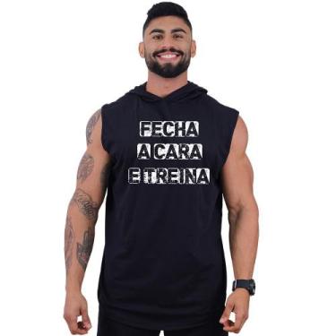 Imagem de Regata Longline com Touca Masculina MXD Conceito Fecha a Cara e Treina