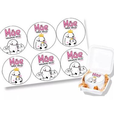 Imagem de Papel Arroz comestível para mini bolo bento cake  9,5 Cm Redondo festa