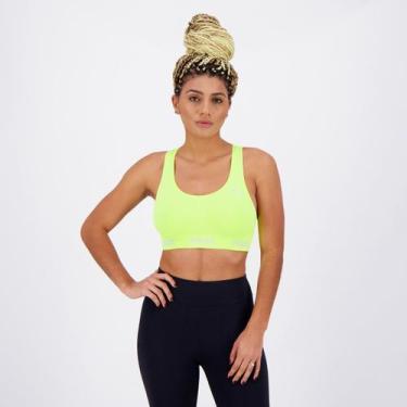 Imagem de Top Puma Sem Costura Amarelo Fluorescente, EG